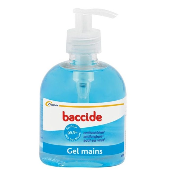 Cooper Baccide Gel Hydroalcoolique Mains, 300 ml