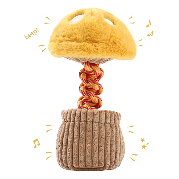 Petinstinct Large Squeaky Dog Toys for Aggressive Chewers, Indestructible Rope