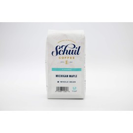 Schuil Whole Bean Coffee, Fair Trade Premium Roasted Gourmet Coffee beans, Smooth and Full Bodied Artisan Coffee (Michigan Maple, 12 oz)