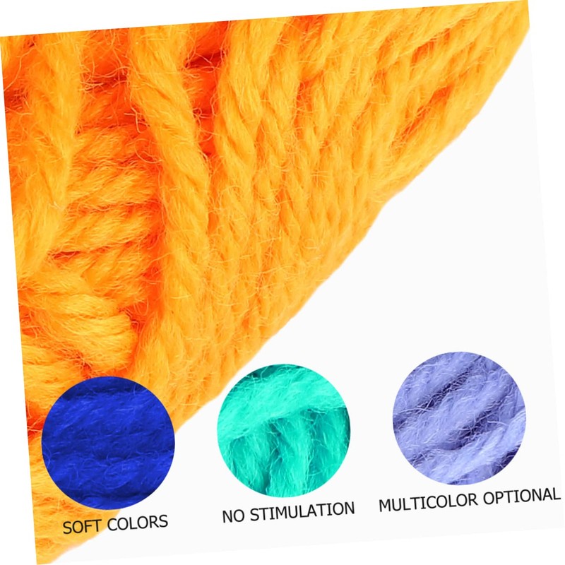 KONTONTY 12Pcs Handmade DIY Knitting Woolen Yarn Soft Durable Craft