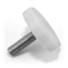 5/16"-18 x 1 Thumb Screw Stainless Steel - White Multi-Lobe