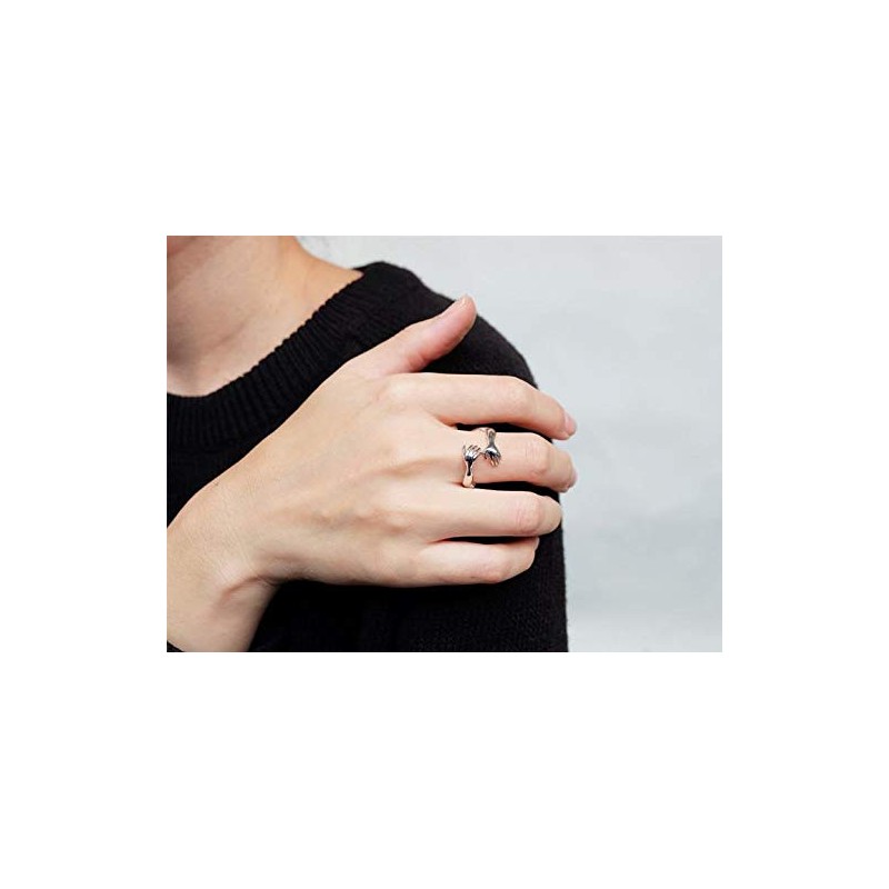 Sovats Women's Hug Ring, Sterling Silver