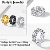 Bestyle Stainless Steel 8mm Wide Celtic Knot Eternity Wedding Engagement