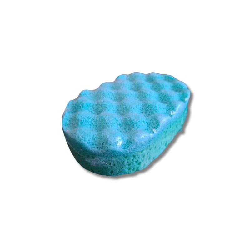 Soap Filled Exfoliating Sponge (White Jasmine & Mint)