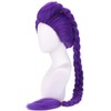 Purple Braided Wig Long Straight Purple Braid Wig for Cosplay