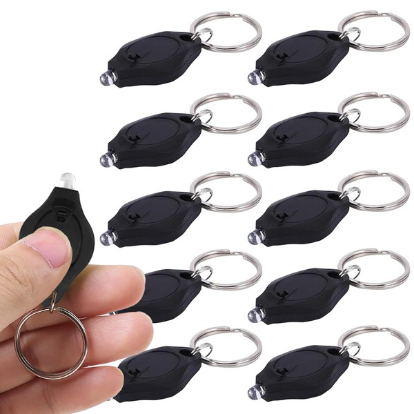 LEPEVNEY Keyring Torch Mini UV LED Keychain Flashlight Money Detector