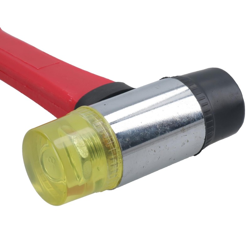 30mm Rubber & Nylon Mallet Fibre Handle Jewellers Hammer Window