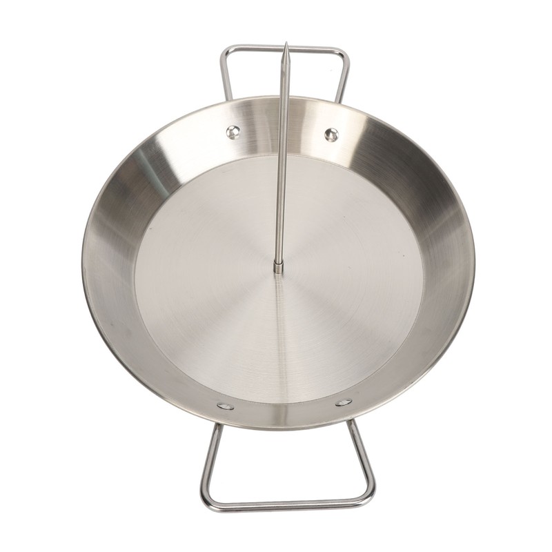 Vertical Skewer Screw Grill Pan Stainless Steel Removable Brazilian Vertical