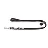 HUNTER Training leash, 20/200 Soft genuine cow leather, black
