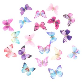 Baluue Fairy Butterflies Headdress 20pcs Hair Accessories for Women Hair Clips 3d Butterfly Hairpins Cosplay