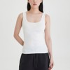 JAJU [JAJU] Women's Cotton Tank Top 3-Pack_White