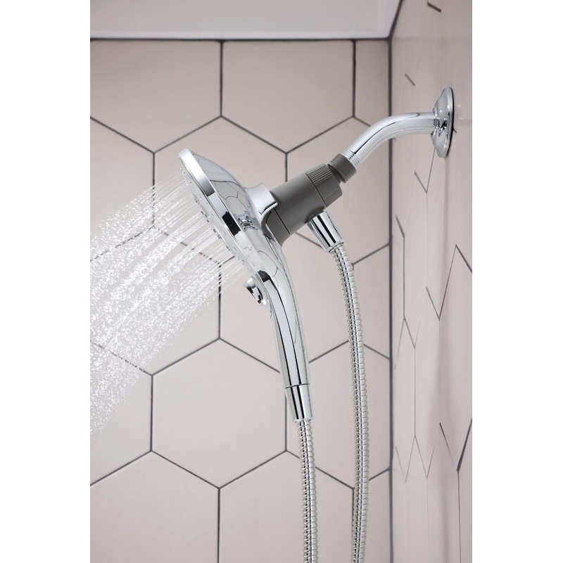Moen Engage Chrome Magnetix Six-Function 5.5-Inch Wide Handheld Shower Head