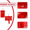 Hopzab 2 Pcs Chinese Silk Red Envelopes, Traditional Lucky Money