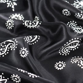 vimate Headscarf for Women - 35 Inch Square Silk Feel Satin Scarf Silk Scarf for Hair Wrapping and Sleeping at Night, 2er-e