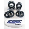 Iconic Racing Polaris Outlaw 450 500 525 ( 2008-2011 ) BOTH Front Wheel Bearing & Seal Kits