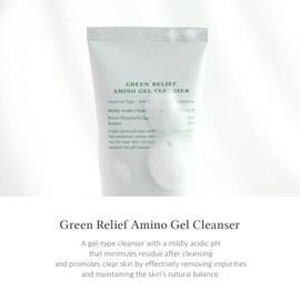 Dr.Althea Green Relief Amino Gel Cleanser - Lightwight hydrating gel type cleaner, Mild, Deep Cleansing foam, Betaine, Hyaluronic Acid, Daily Face... 