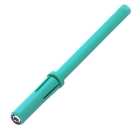 HYTOOS Small Mandrel Bit,Green 3.1mm Mini Mandrel Bit for Small Sanding Band Files, Top With Crystal, Stainless Steel Sanders Drill Bit, Manicure Art Electric Drill File Tool
