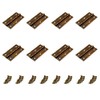Hardware Solid Brass Door Hinge,8-Pack,Susenya Square Corners Door Hinge 1.5"