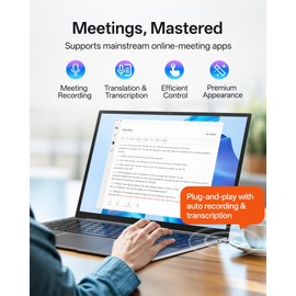 NoteKit Computer AI Meeting Assistant, viaim Voice Recorder with Transcription, 78 Languages, to-Do Lists & Summaries with viaim AI, Works on Windows & Mac, Ideal for Business, Remote Work, Education