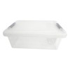 Libbi Lou Plastic Storage Box with Lids | Stackable Clear