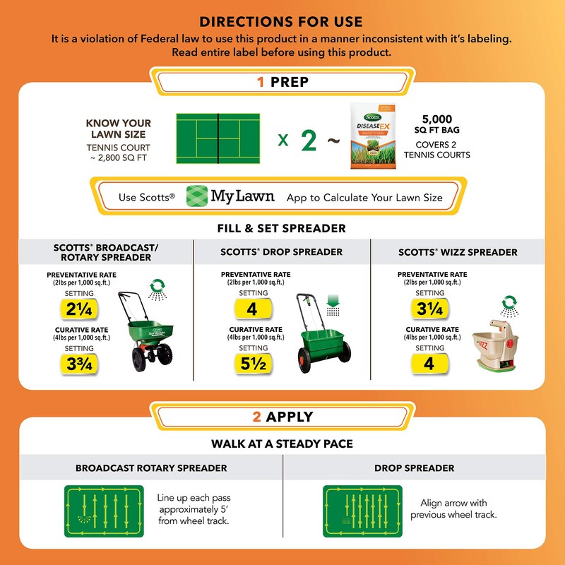 Scotts DiseaseEx Lawn Fungicide, Controls and Prevents Disease Up to