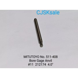 MITUTOYO No. 511-408 Bore Gage Anvil #11   212174   4.0" (USED).