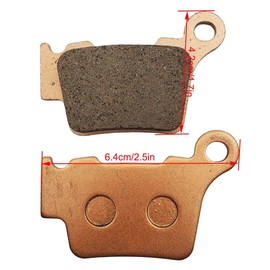 Crozgan Front & Rear Brake Pads Set for KTM 125/144/200/250/300/350/450 SX XC XCW SXF EXC Durable Brake Pads Motorbike Parts Noise Cancellation