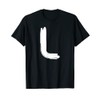 Creative Bold White Letter L - Design - Alphabet -