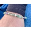 Majas Perlen Fluorit Armband Natursteine echt 8mm 925er Sterling Silber