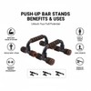 Push Up Bars Stands with Cushioned Foam Handles, Non Slip