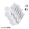 SmartKnitKIDS Seamless Sensitivity Socks, Large, White - 6 Pack -