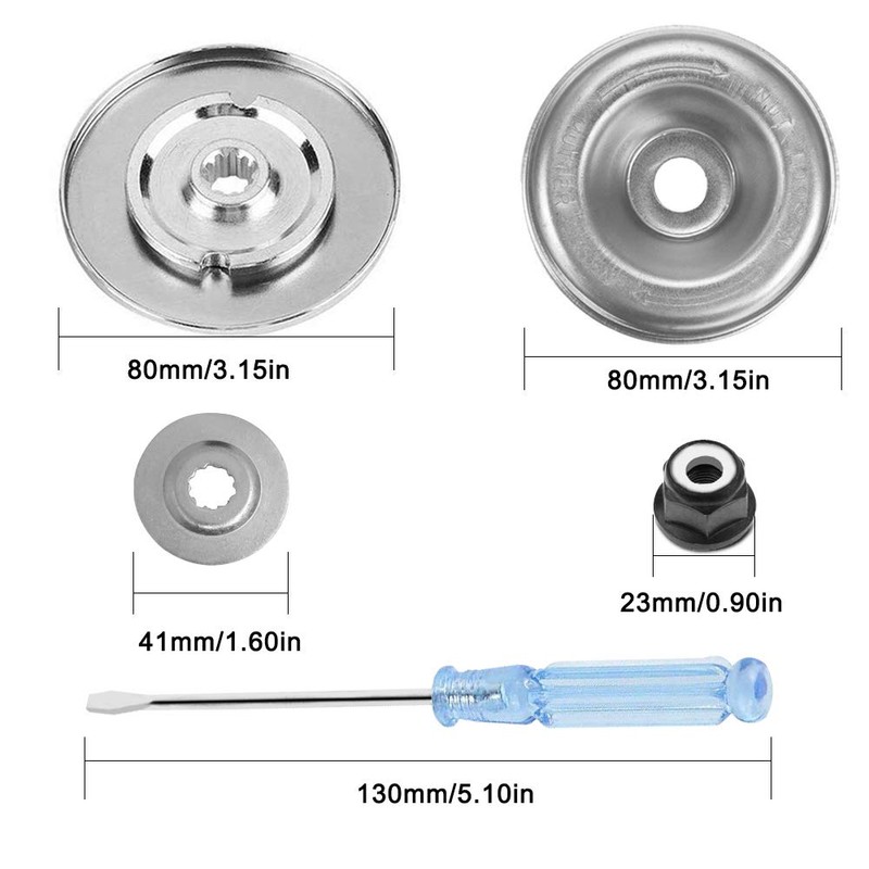YuCool 6 Pieces Garden Machine Lawn Mower Stihl Blade Adapter