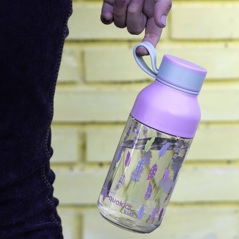 Quokka Kids Ice Feathers | Ecozen Bottle with Stainless Steel
