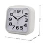 Tinload 5.5" Large Analog Alarm Clock Silent Non Ticking, Gentle