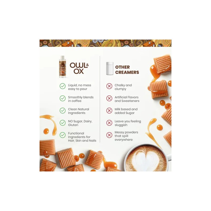 Crema De Café Con Colágeno De Búho Y Buey Con