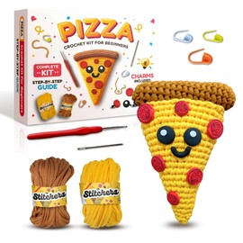 Crochet Kit for Beginners Kids and Adults - Learn to Crochet Amigurumi Kit for Starters with Beginner Friendly Yarn and Step by Step Videos