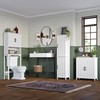 RiverRidge, White Monroe Two-Door Floor Cabinet
