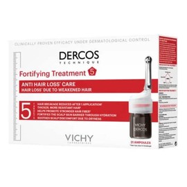VICHY Dercos Technique Anti Hair Loss Care for Women, 21 Ampoules, 0.3 ml