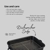 Granite Ware Open Roasting Pan with Flat Rack (Speckled Black)