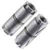 Wensilon (25 pcs) 1/4x1-1/4 Outer diameter1/2 Double Expansion Anchor, Zinc