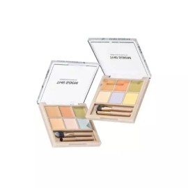 The Saem (정품) 더샘 커버 퍼펙션 컨실러 팔레트 2colors [02 커버 앤 라이트] (Original) The Saem Cover Perfection Concealer Palette 2colors [02 Cover and Light]