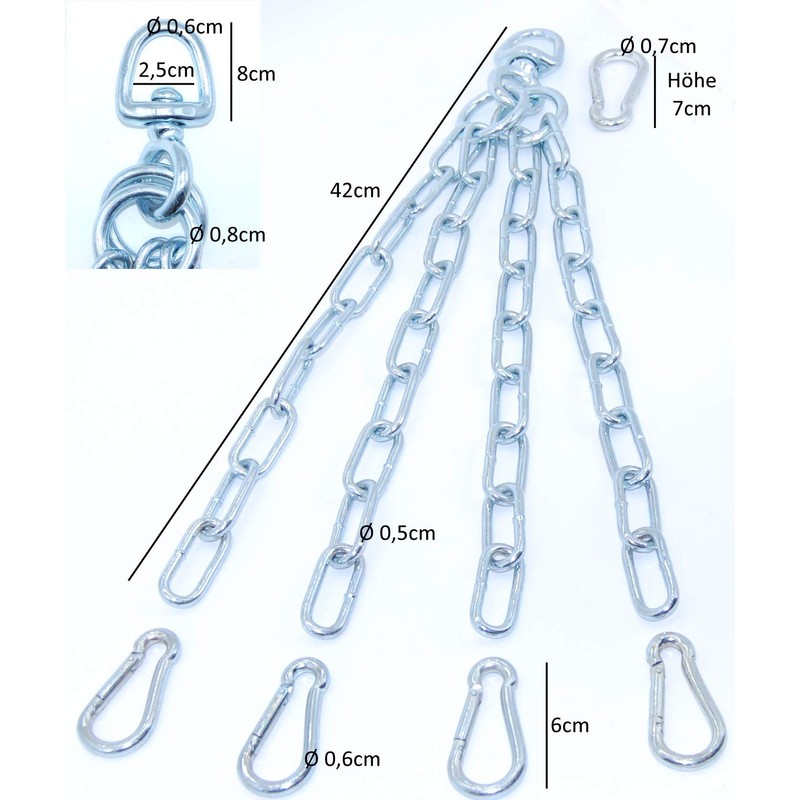 Punch Bag Chain/Carat: Ideal for any room at home –