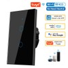 Lsliangmei 2.4GHz WiFi Smart Wall Touch Light Switch (Glass Panel,
