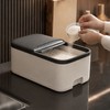 Large Capacity Sealed Rice Storage Container with Measuring Cup –