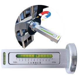 AUTOSOLO Camber Alignment Tool - Magnetic Wheel Alignment Gauge for Precise Adjustments