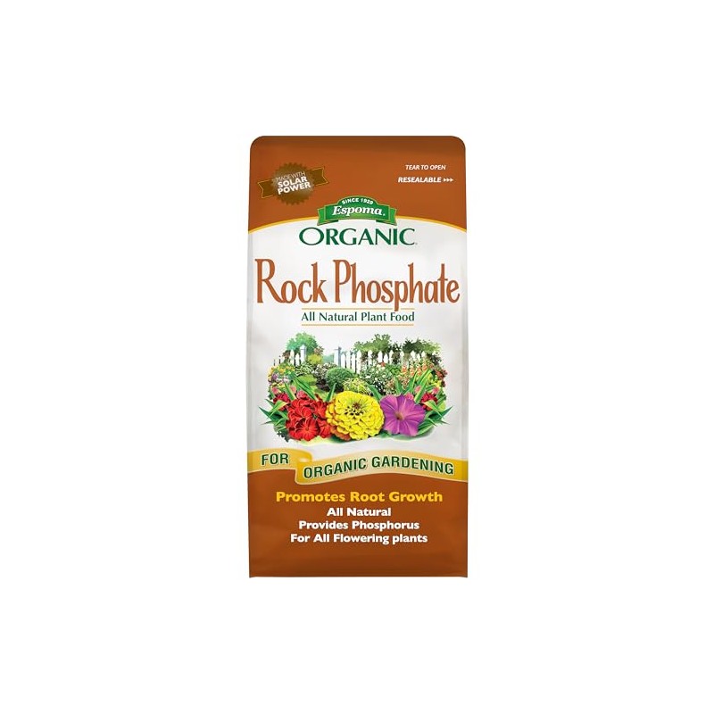 Espoma Rock Phosphate – 7.25 lb Organic Plant Fertilizer for