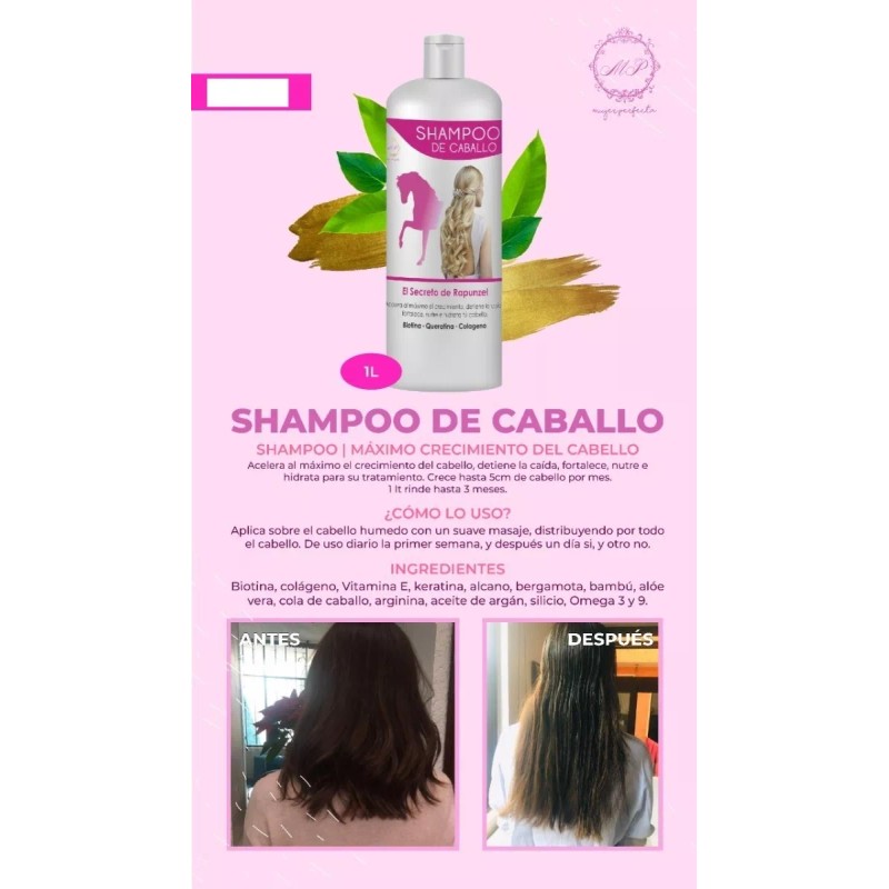 Mujer Perfecta Shampoo Crece Abundante