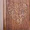 Handmade Rosewood Urn for Human Ashes | Tree of Life