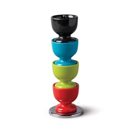 Zeal G277RLATX Egg Cups, Melamine, Bright Mix