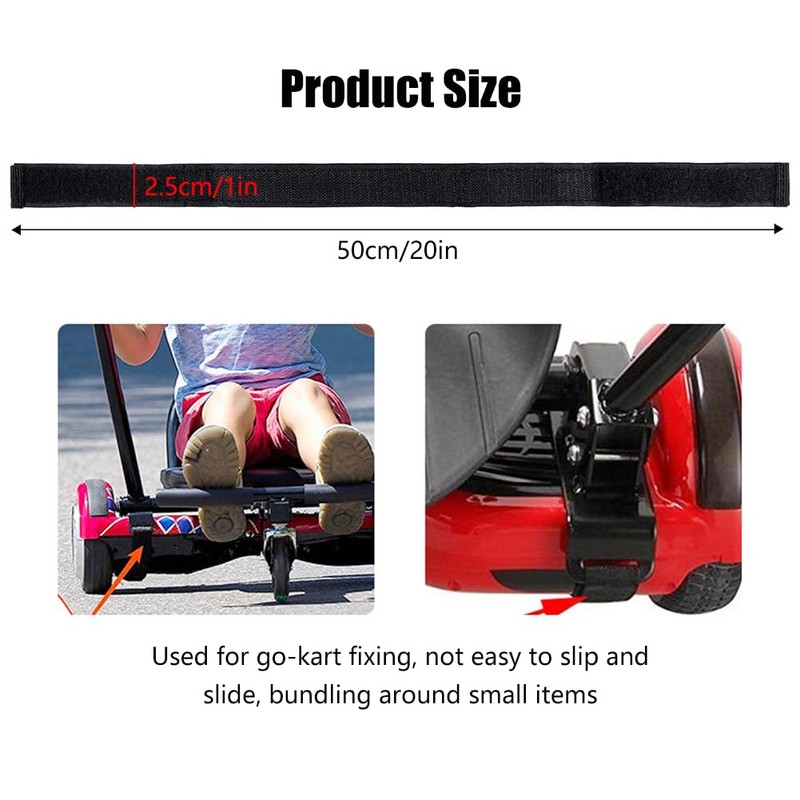 Set of 4 Hoverboard Straps Hoverboard Velcro Fastener, Hoverboard Kart